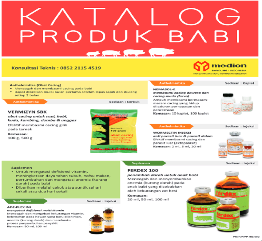 Katalog Produk Babi (2021)