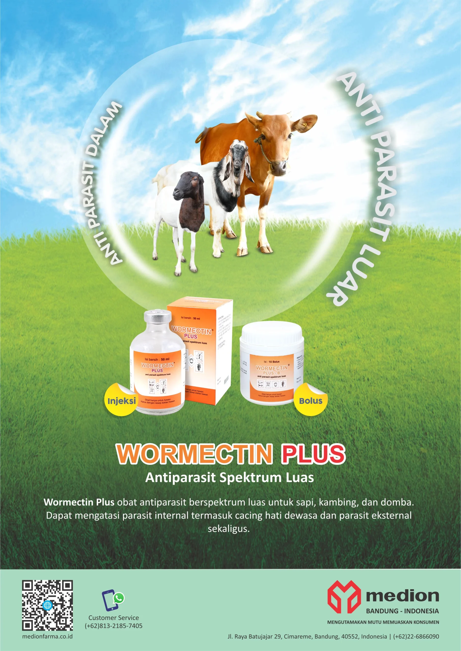 WORMECTIN PLUS & WORMECTIN PLUS-B A4 IKLAN GRA24110260 ID